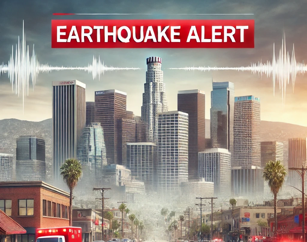 earthquake in Los Angeles.