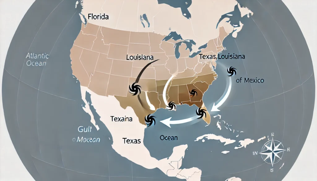 Geographic Vulnerability of the United States to Hurricanes